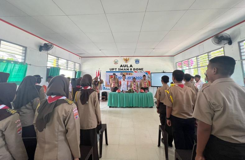 Puluhan Peserta Ikuti Bimtek JOTA-JOTI di Gugusdepan Pangkalan SMAN 8 Bone